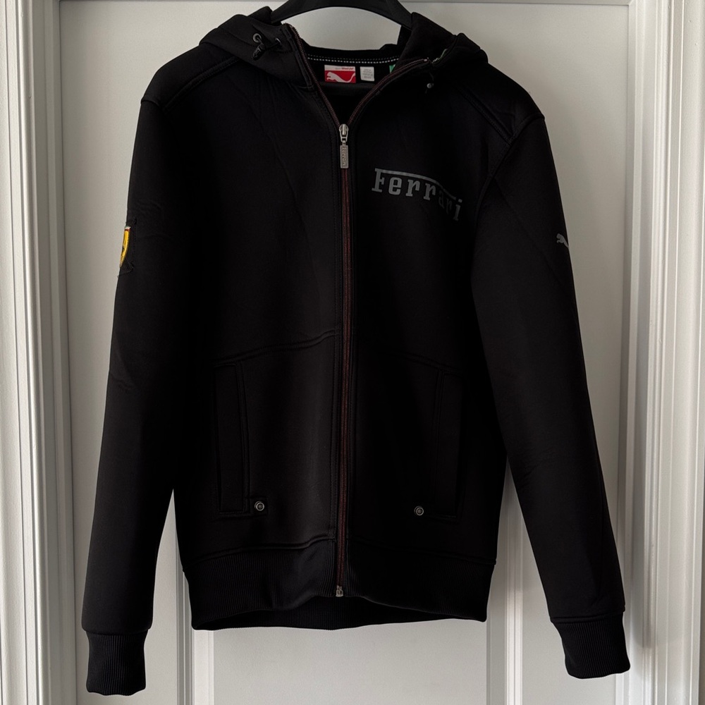Puma x Ferrari Black Zip-Up Hoodie